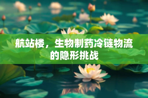 航站楼，生物制药冷链物流的隐形挑战
