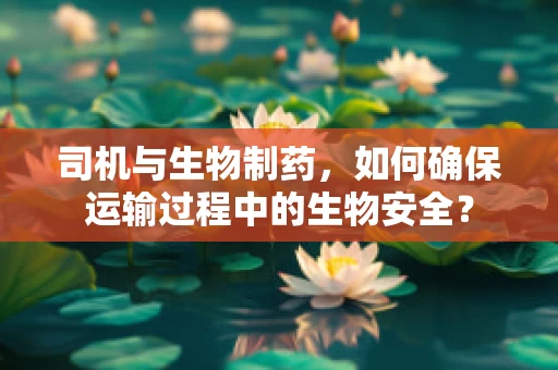 司机与生物制药，如何确保运输过程中的生物安全？