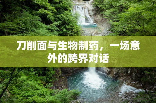 刀削面与生物制药，一场意外的跨界对话
