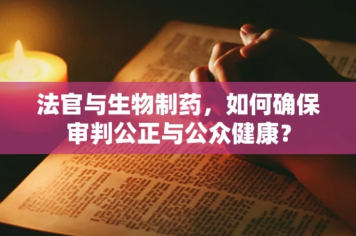 法官与生物制药，如何确保审判公正与公众健康？