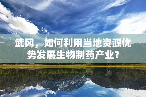 武冈，如何利用当地资源优势发展生物制药产业？