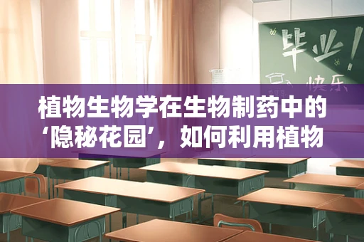 植物生物学在生物制药中的‘隐秘花园’，如何利用植物次生代谢物开发新药？
