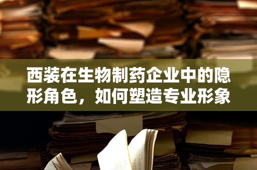 西装在生物制药企业中的隐形角色，如何塑造专业形象？