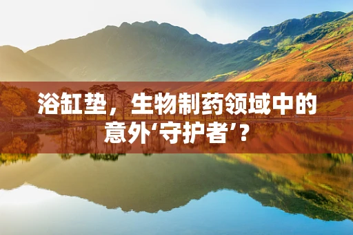 浴缸垫，生物制药领域中的意外‘守护者’？