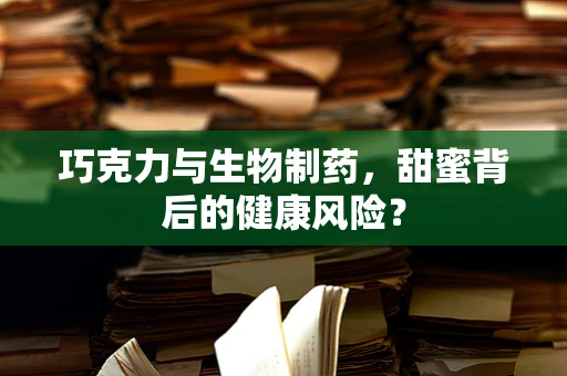 巧克力与生物制药，甜蜜背后的健康风险？