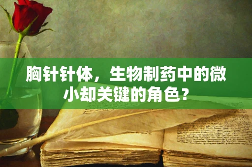 胸针针体，生物制药中的微小却关键的角色？